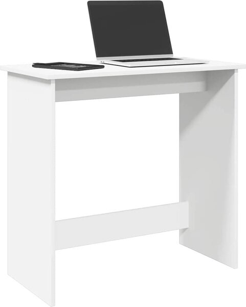 Maison Exclusive - Biely písací stôl 80×40×75 cm Drevený materiál