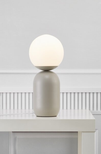 Nordlux - Stolná lampa NOTTI 1xE14/25W/230V šedá