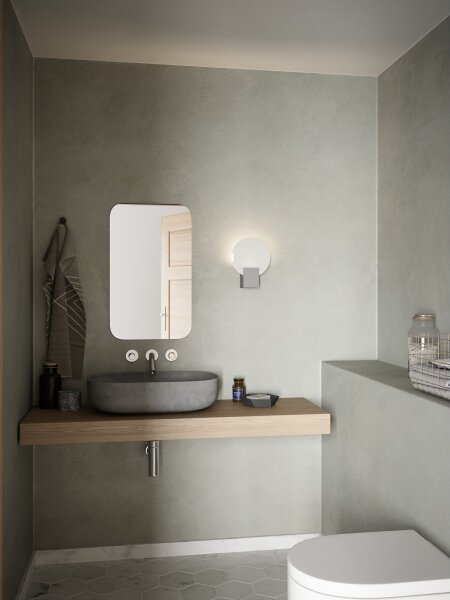 Nordlux - LED Stmievateľné kúpeľňové nástenné svietidlo HESTER LED/9,5W/230V biela