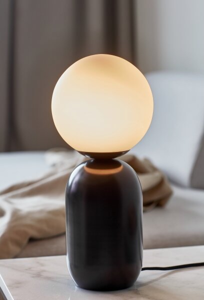 Nordlux - Stolná lampa NOTTI 1xE14/25W/230V čierna