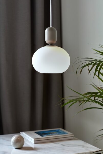 Nordlux - Luster na lanku NOTTI 1xE27/40W/230V šedá