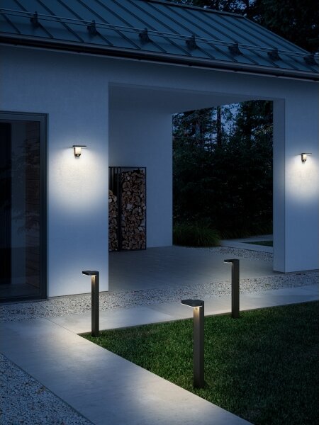 Nordlux - LED solárne nástenné svietidlo s čidlom RICA LED/5W/3,7V IP44