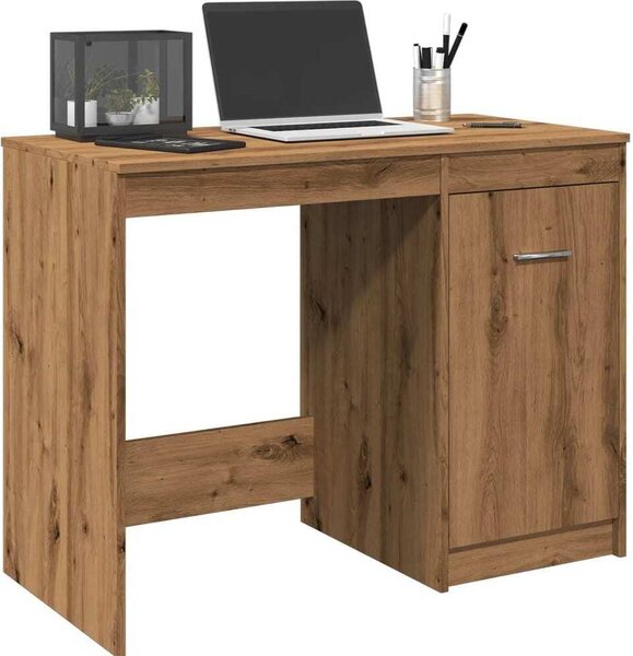 Maison Exclusive - písací stôl Artisan z dubového dreva 100x50x76 cm drevený materiál