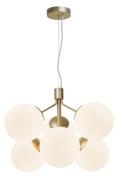Nordlux - Luster na lanku IVONA 6xE27/28W/230V zlatá