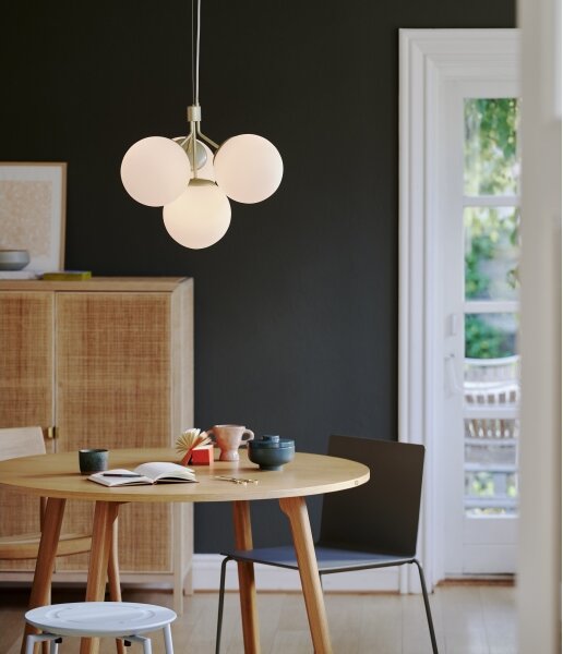 Nordlux - Luster na lanku IVONA 4xE27/28W/230V zlatá