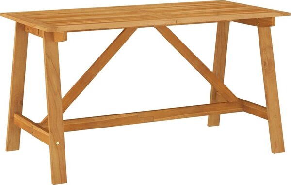 Maison Exclusive - Záhradný jedálenský stôl 140x70x73,5 cm masívne akáciové drevo