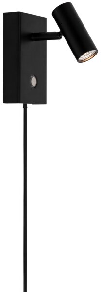 Nordlux - LED Stmievateľné nástenné bodové svietidlo OMARI LED/3,2W/230V čierna