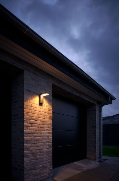 Nordlux - LED solárne nástenné svietidlo s čidlom ALYA LED/5W/3,7V IP44