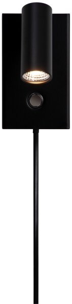 Nordlux - LED Stmievateľné nástenné bodové svietidlo OMARI LED/3,2W/230V čierna