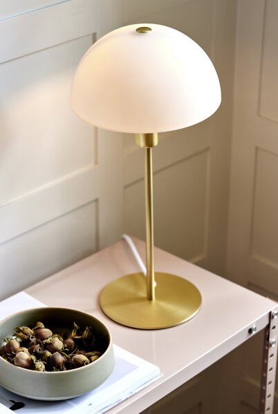Nordlux - Stolná lampa ELLEN 1xE14/40W/230V zlatá/biela