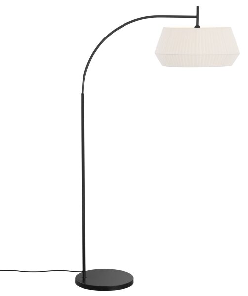 Nordlux - Stojacia lampa DICTE 1xE27/60W/230V čierna/biela