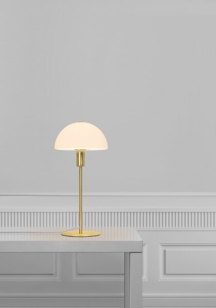 Nordlux - Stolná lampa ELLEN 1xE14/40W/230V zlatá/biela