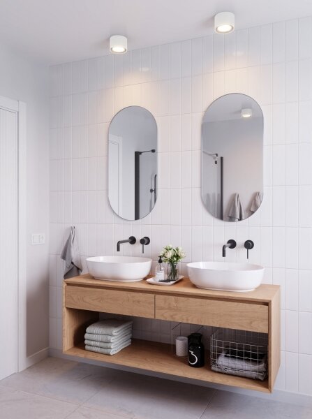 Nordlux - LED kúpeľňové bodové svietidlo LANDON LED/6,5W/230V IP44 biela