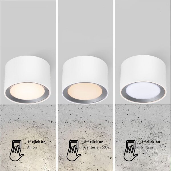 Nordlux - LED kúpeľňové bodové svietidlo LANDON LED/6,5W/230V IP44 biela