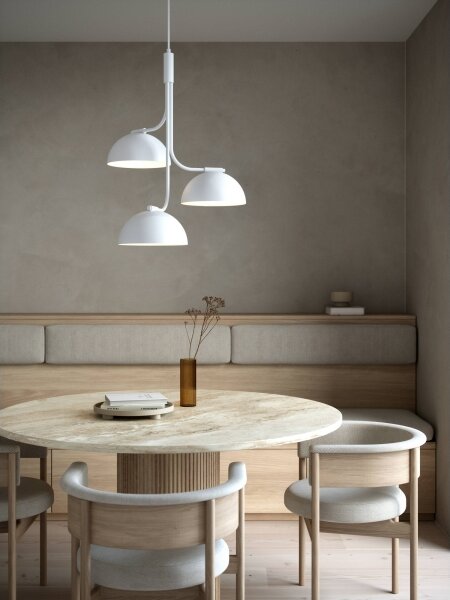 DFTP by Nordlux - Luster na lanku TULLIO 3xE14/25W/230V biela