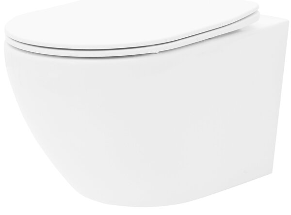 Závesná WC Misa Rea CARLO Mini Flat White