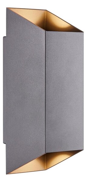 Nordlux - Vonkajšie nástenné svietidlo NICO 2xGU10/35W/230V IP54 antracit