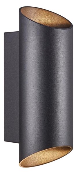 Nordlux - Vonkajšie nástenné svietidlo NICO 2xGU10/35W/230V IP54 čierna