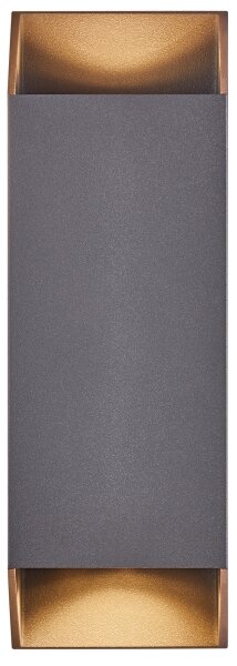 Nordlux - Vonkajšie nástenné svietidlo NICO 2xGU10/35W/230V IP54 antracit