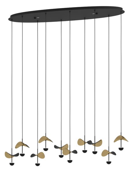 VISIACE LED SVIETIDLO, 112/33/150 cm Eglo - Online Only bytové doplnky, Online Only