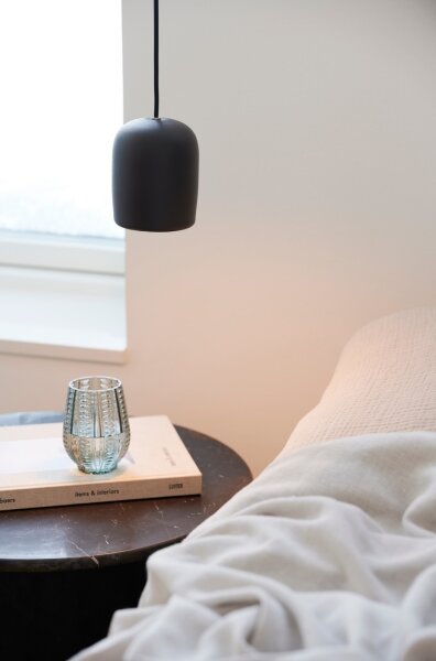 Nordlux - Luster na lanku NOTTI 1xE27/25W/230V čierna