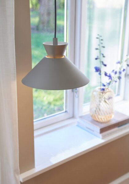 Nordlux - Luster na lanku DIAL 1xE27/40W/230V šedá