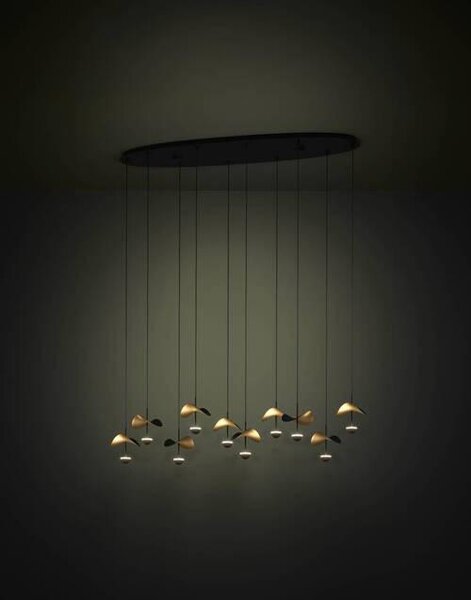 VISIACE LED SVIETIDLO, 112/33/150 cm Eglo - Online Only bytové doplnky, Online Only