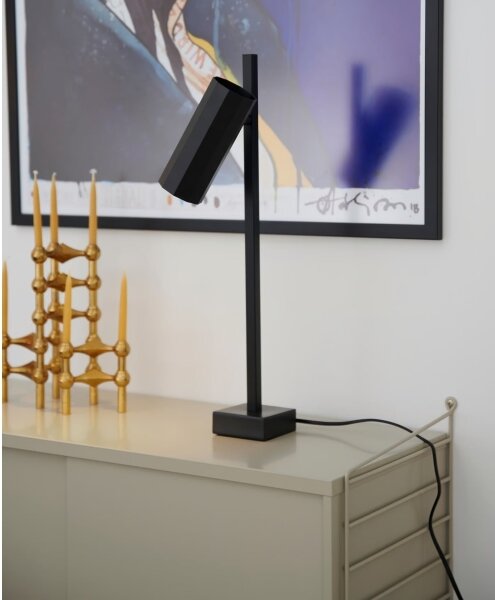 Nordlux - Stolná lampa ALANIS 1xGU10/15W/230V čierna