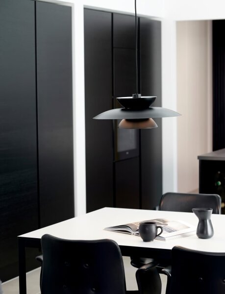 Nordlux - Luster na lanku CARMEN 1xE27/40W/230V čierna