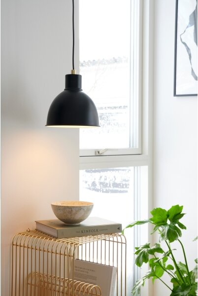 Nordlux - Závesné svietidlo POP na kábli 1xE27/40W/230V, čierne