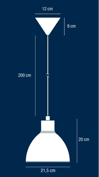 Nordlux - Závesné svietidlo POP na kábli 1xE27/40W/230V, čierne