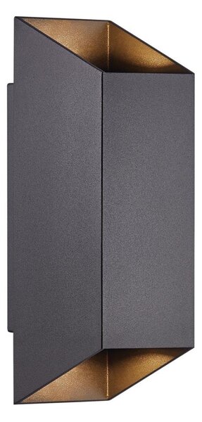 Nordlux - Vonkajšie nástenné svietidlo NICO 2xGU10/35W/230V IP54 čierna