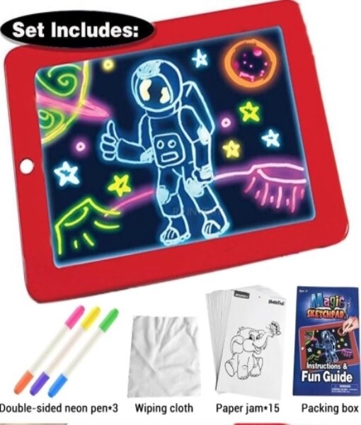 Kúzelný kresliaci tablet pre deti MAGIC PAD LED