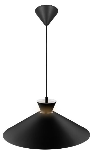 Nordlux - Luster na lanku DIAL 1xE27/40W/230V pr. 45 cm čierna