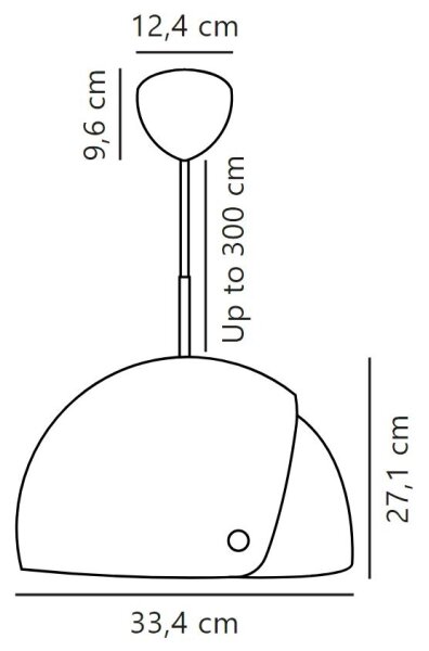 DFTP by Nordlux - Luster na lanku s nastaviteľným tienidlom ALIGN 1xE27/15W/230V