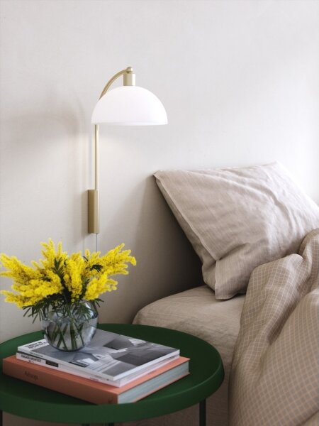 Nordlux - Nástenná lampa ELLEN 1xE14/40W/230V zlatá