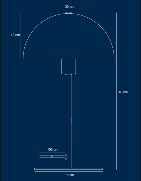 Nordlux - Stolná lampa ELLEN 1xE14/40W/230V zlatá/čierna