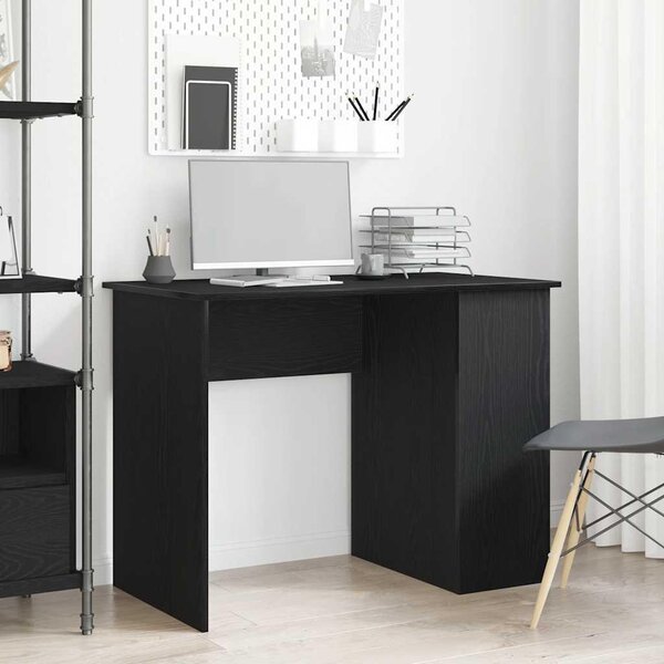 Maison Exclusive - písací stôl ierny dub 100x55x75 cm Drevený materiál