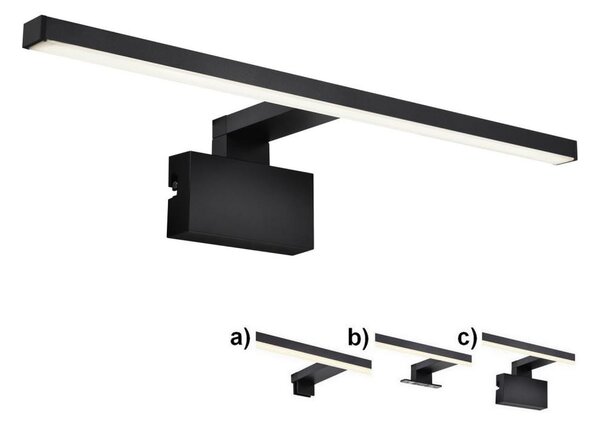 Nordlux -LED Kúpeľňové osvetlenie zrkadla MARLEE LED/8,9W/230V IP44 50 cm čierna