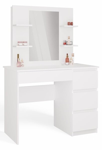 TP Living Toaletný stolík Marina Mijas 98,4 cm biely pravý