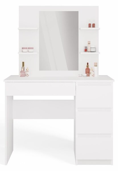 TP Living Toaletný stolík Marina Mijas 98,4 cm biely pravý