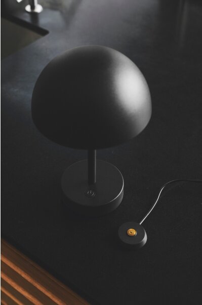 Nordlux - stmievateľná nabíjateľná LED stolná lampa ELLEN LED/2,8W/3,7V IP44 čierna