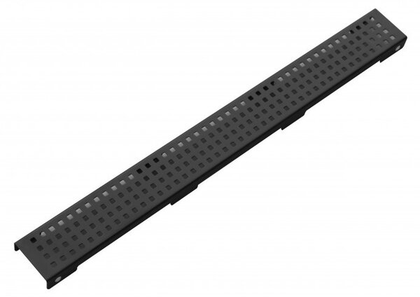 Odtokový žľab nízky MEXEN FLAT BLACK 100 cm - vzor G08