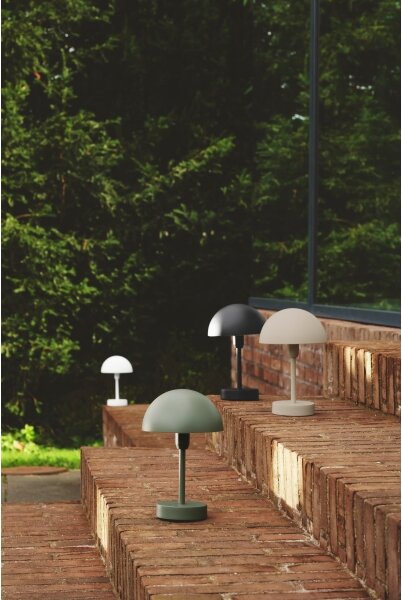 Nordlux - stmievateľná nabíjateľná LED stolná lampa ELLEN LED/2,8W/3,7V IP44 čierna