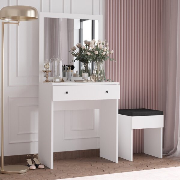 Kalune Design Toaletný stolík Anabella biely