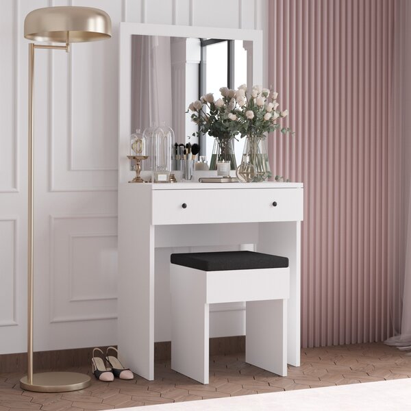 Kalune Design Toaletný stolík Anabella biely