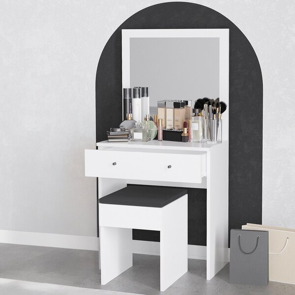 Kalune Design Toaletný stolík Anabella biely