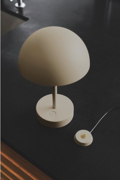 Nordlux - LED stmievateľná nabíjacia stolová lampa ELLEN LED/2,8W/3,7V IP44 béžová
