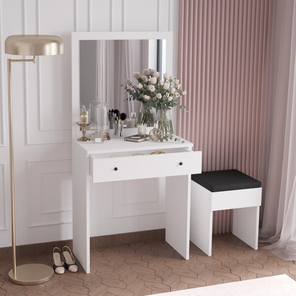 Kalune Design Toaletný stolík Anabella biely