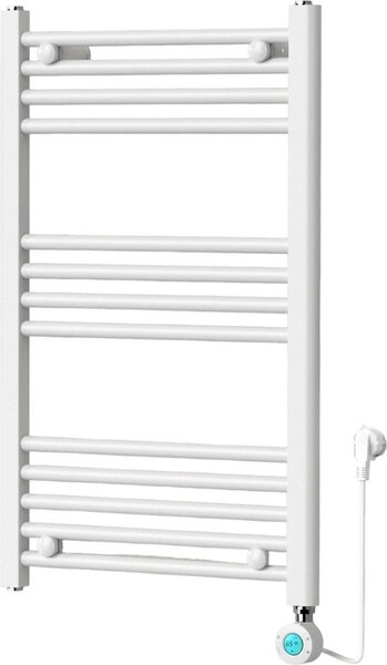 Radiátor s ohrievačom uterákov – biela farba – 300 wattov, 80 x 50 cm